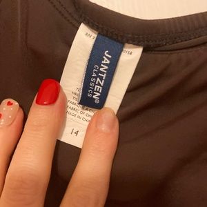 Jantzen beown swim skirt size 14
